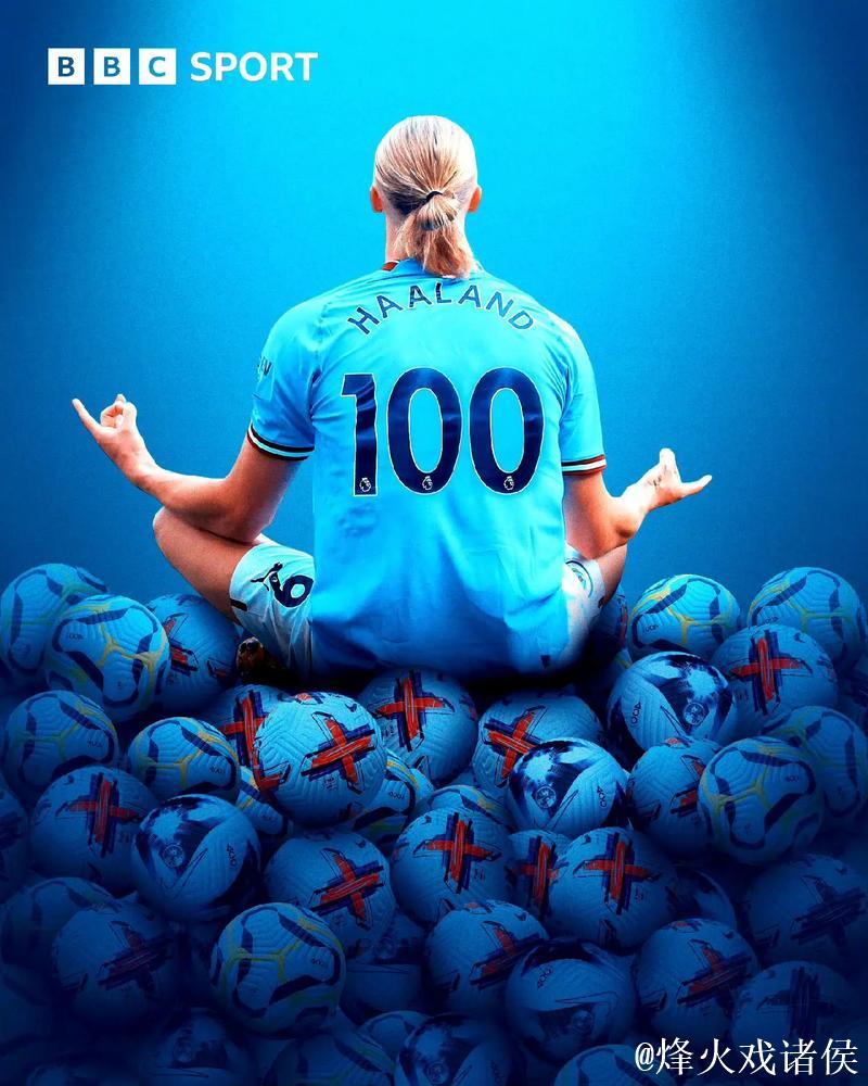 下一场追平？哈兰德在英超已打入102球，仅比C罗少1球